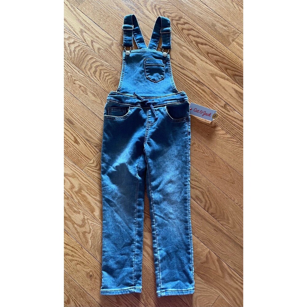 Cat & Jack Girl’s Overalls - NWT - Size XS 4/5